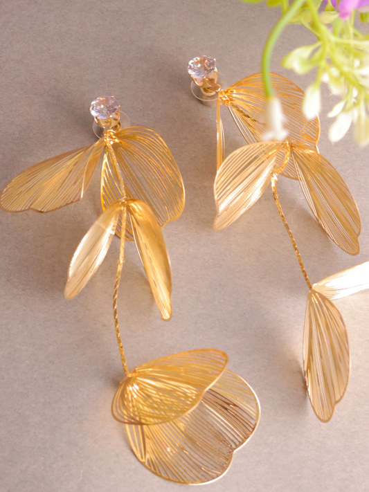 Hall of Fame Gold Plated Earrings