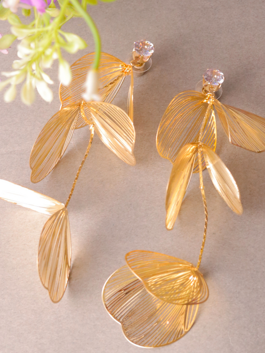 Hall of Fame Gold Plated Earrings