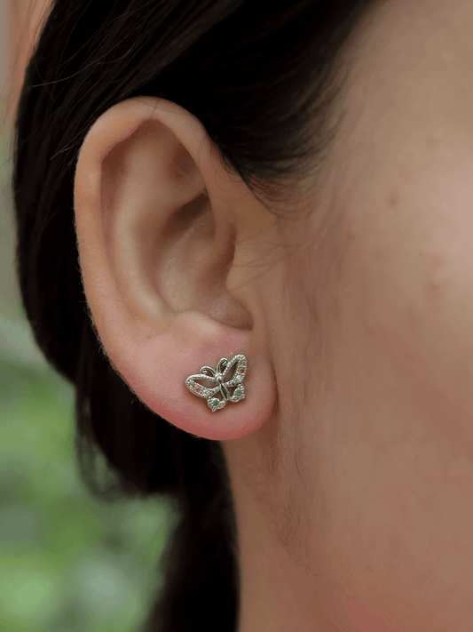 Miniature Butterfly Studs