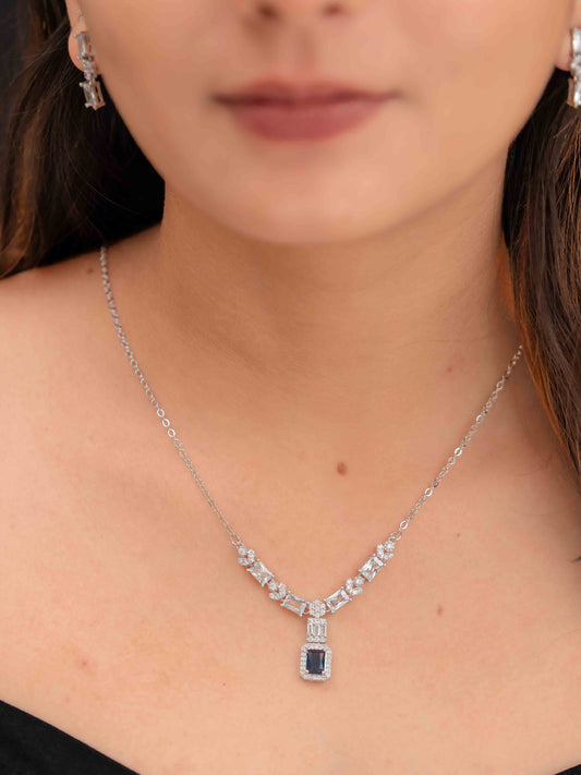 Asha Silver Necklace Set
