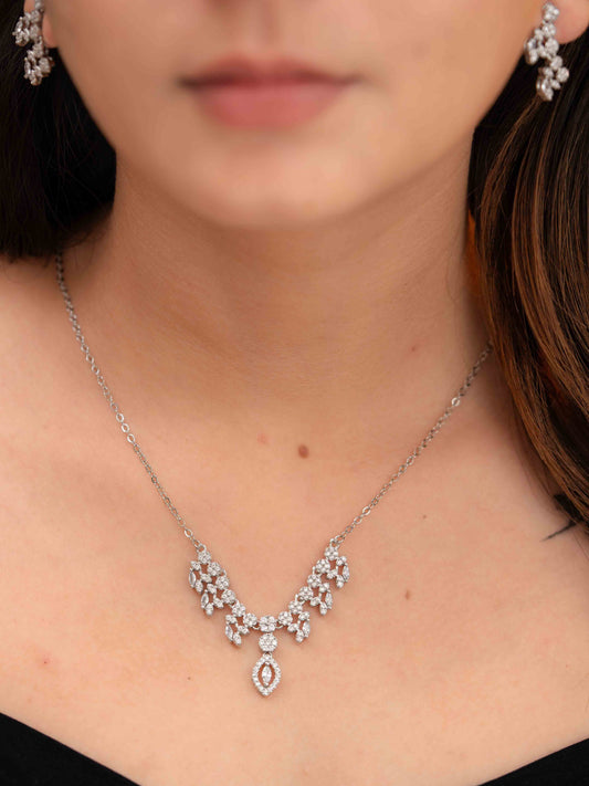 Ojasvi Silver Necklace Set