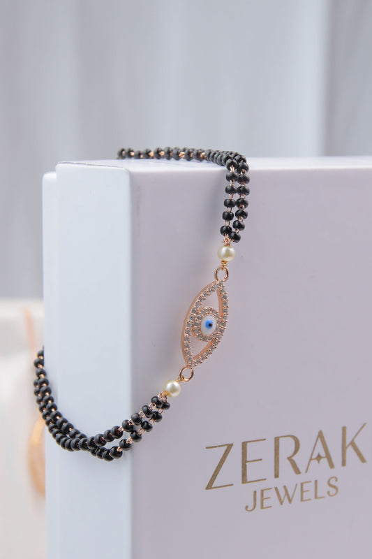 Evil Eye Mangalsutra Bracelet
