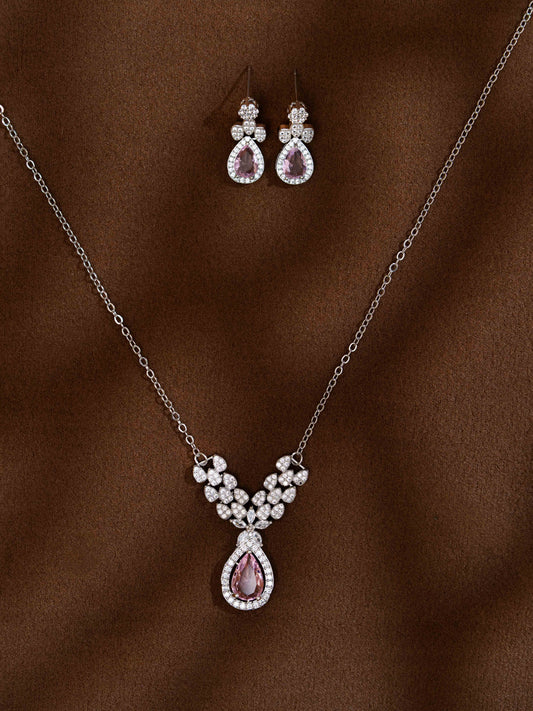 Vanya Silver Necklace Set