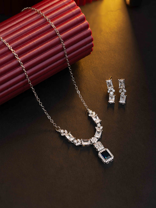 Asha Silver Necklace Set