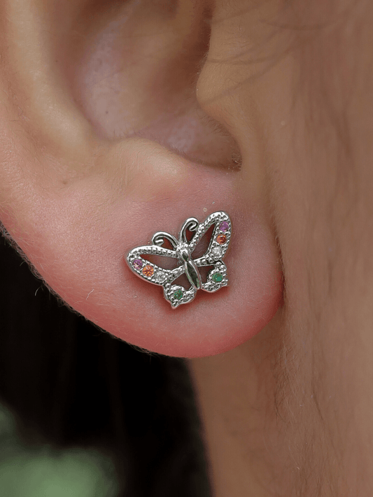 Miniature Butterfly Studs