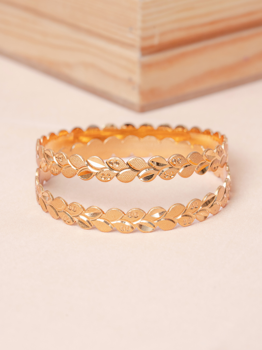Vidhi Bangle Rose gold (Set of 2)