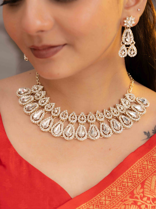 Ruby Diamond necklace set